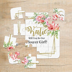 Peony Pink Flower Girl Puzzle - XOXOKristen
