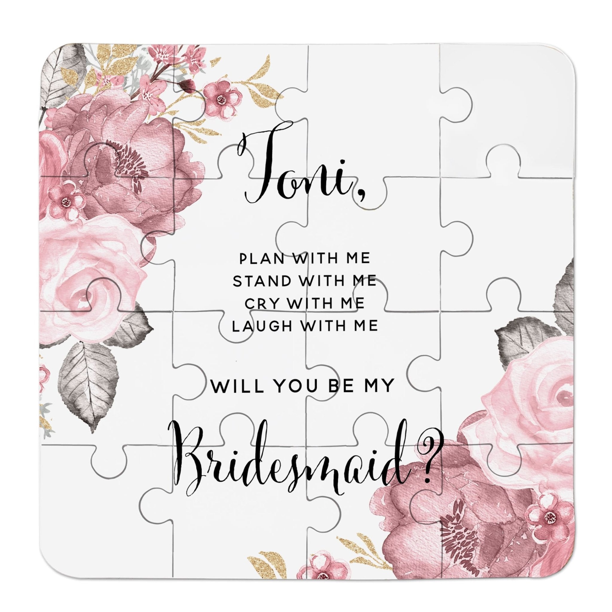 Plan with Me Bridesmaid Puzzle - XOXOKristen