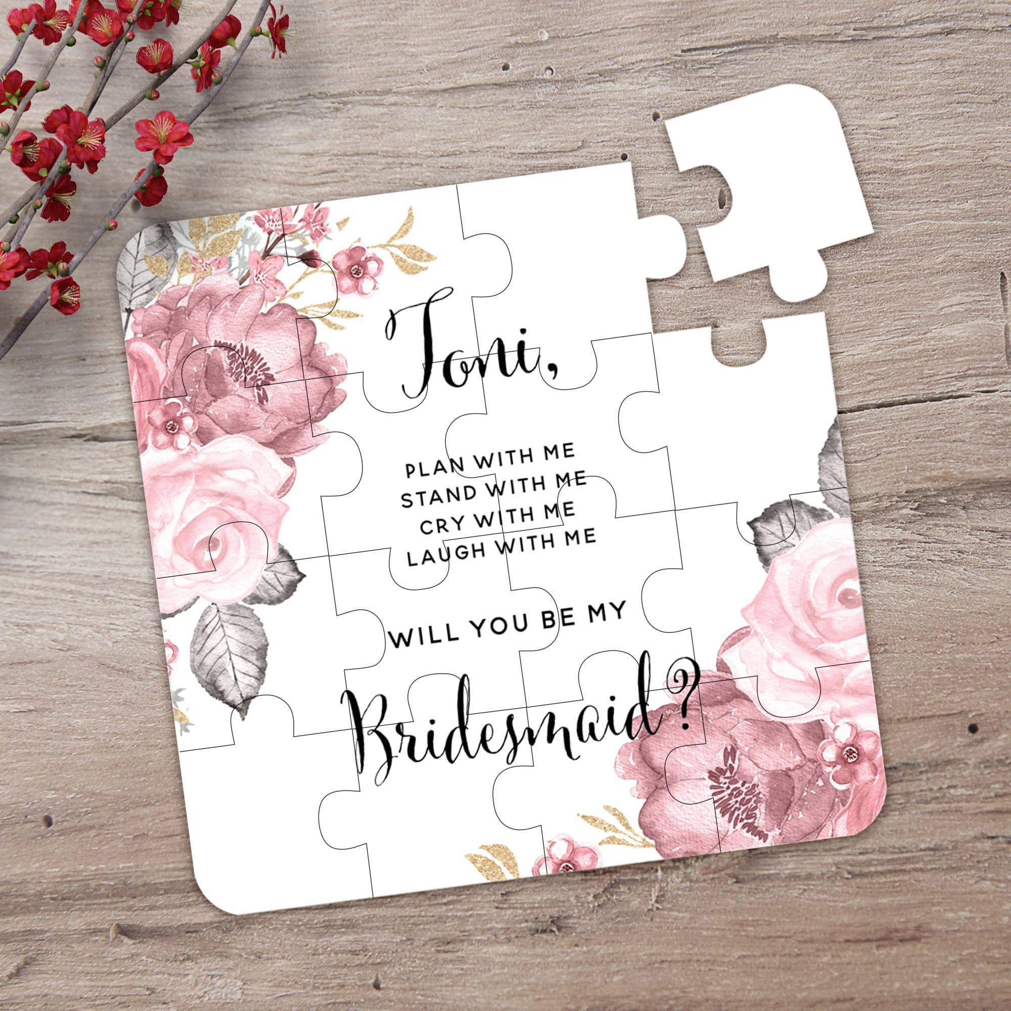 Plan with Me Bridesmaid Puzzle - XOXOKristen