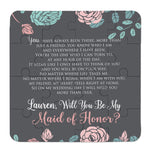 Chalkboard effect Maid of Honor Puzzle - XOXOKristen
