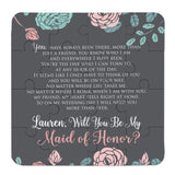 Chalkboard effect Maid of Honor Puzzle - XOXOKristen