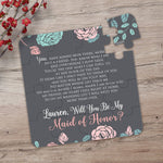 Chalkboard effect Maid of Honor Puzzle - XOXOKristen
