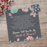 Chalkboard effect Maid of Honor Puzzle - XOXOKristen