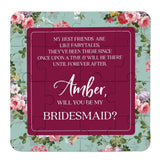 Burgundy Best Friend Bridesmaid Proposal - XOXOKristen