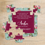 Burgundy Best Friend Bridesmaid Proposal - XOXOKristen
