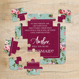 Burgundy Best Friend Bridesmaid Proposal - XOXOKristen