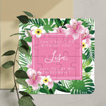 Tropical Bridesmaid Puzzle in Pink - XOXOKristen