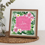 Tropical Bridesmaid Puzzle in Pink - XOXOKristen