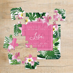 Tropical Bridesmaid Puzzle in Pink - XOXOKristen