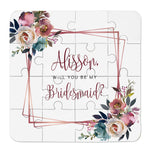 Dusty Pink Bridesmaid Puzzle - XOXOKristen