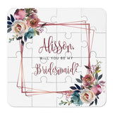 Dusty Pink Bridesmaid Puzzle - XOXOKristen