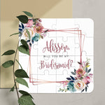 Dusty Pink Bridesmaid Puzzle - XOXOKristen
