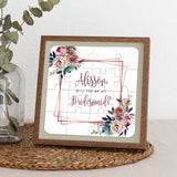 Dusty Pink Bridesmaid Puzzle - XOXOKristen