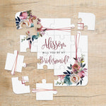 Dusty Pink Bridesmaid Puzzle - XOXOKristen