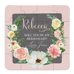 Blush and Grey Floral Wreath Puzzle - XOXOKristen