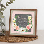 Blush and Grey Floral Wreath Puzzle - XOXOKristen
