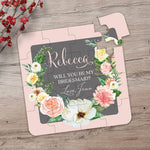 Blush and Grey Floral Wreath Puzzle - XOXOKristen