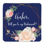 Navy & Blush Bridesmaid Puzzle - XOXOKristen