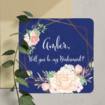 Navy & Blush Bridesmaid Puzzle - XOXOKristen