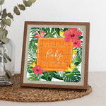 Tropical Bridesmaid Puzzle in Orange - XOXOKristen