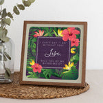 Tropical Bridesmaid Puzzle with Hibiskus - XOXOKristen