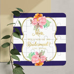 Navy and Gold Bridesmaid Puzzle - XOXOKristen