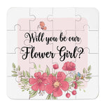 Pink Flowers Flower Girl Puzzle - XOXOKristen