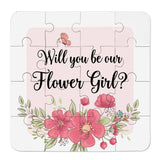Pink Flowers Flower Girl Puzzle - XOXOKristen