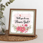 Pink Flowers Flower Girl Puzzle - XOXOKristen