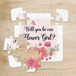 Pink Flowers Flower Girl Puzzle - XOXOKristen