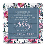 Dusty Blue Best Friends Bridesmaid Puzzle - XOXOKristen