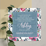 Dusty Blue Best Friends Bridesmaid Puzzle - XOXOKristen