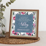 Dusty Blue Best Friends Bridesmaid Puzzle - XOXOKristen