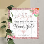 Rose Gold Flower Girl Proposal - XOXOKristen