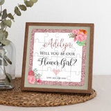 Rose Gold Flower Girl Proposal - XOXOKristen