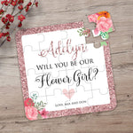Rose Gold Flower Girl Proposal - XOXOKristen
