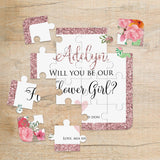 Rose Gold Flower Girl Proposal - XOXOKristen
