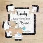 Black Glitter Ring Bearer Puzzle - XOXOKristen