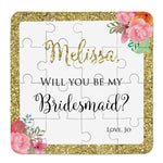 Gold Glitter Bridesmaid Puzzle - XOXOKristen