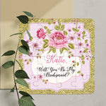 Vintage Frame Bridesmaid Puzzle - XOXOKristen