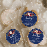 Navy Favor Stickers