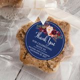 Navy Favor Stickers