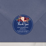 Navy Favor Stickers