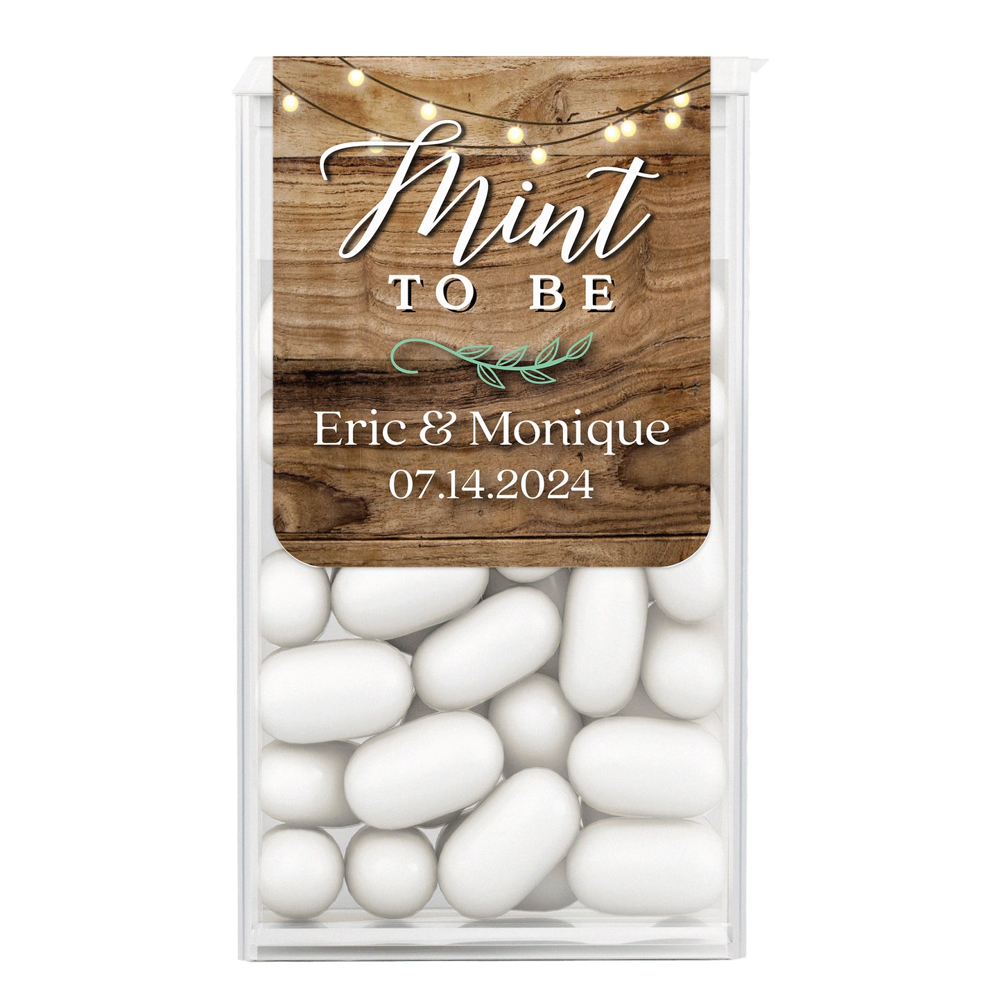 Rustic Wooden Labels for Tic Tac Mints