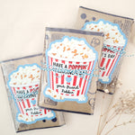 Personalized Valentine's Day Popcorn Stickers for Kids - XOXOKristen
