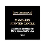 Black Foiled Candle Stickers