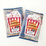 Have a Poppnin' Valentine's Day Popcorn Stickers - XOXOKristen