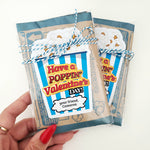 Have a Poppnin' Valentine's Day Popcorn Stickers - XOXOKristen
