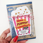 Have a Poppnin' Valentine's Day Popcorn Stickers - XOXOKristen