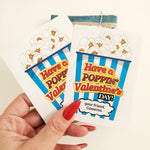 Have a Poppnin' Valentine's Day Popcorn Stickers - XOXOKristen